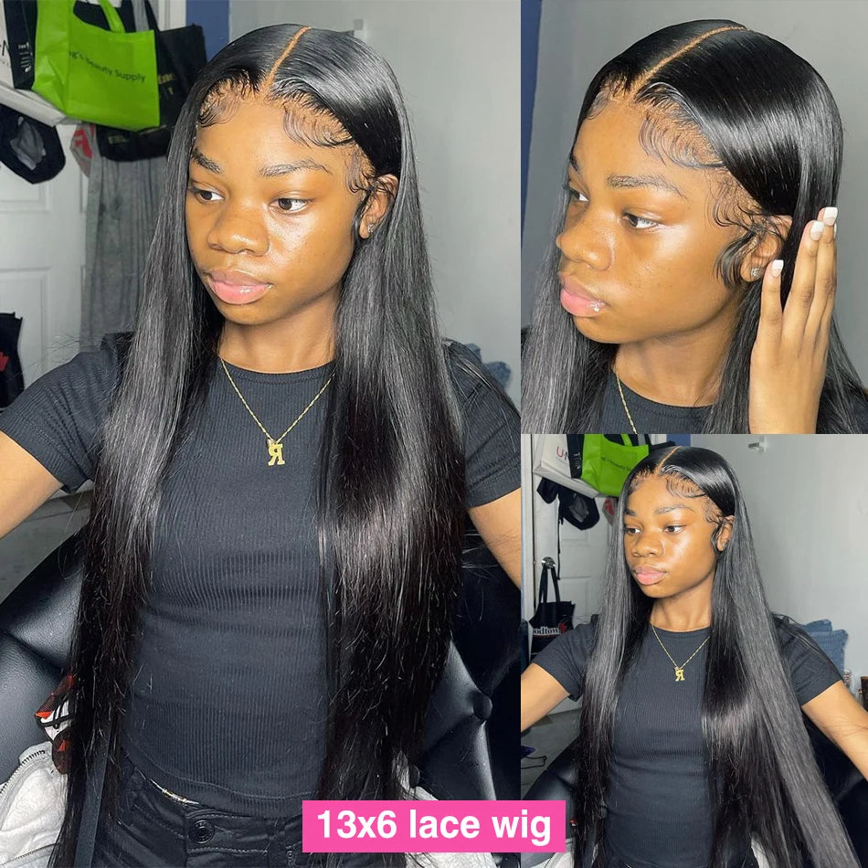 Straightwave HD Lace Front Wig – 100% Brazilian Remy Hair | 13x4 & 13x6 | 150% 180% & 250% Density | 18-40 Inch