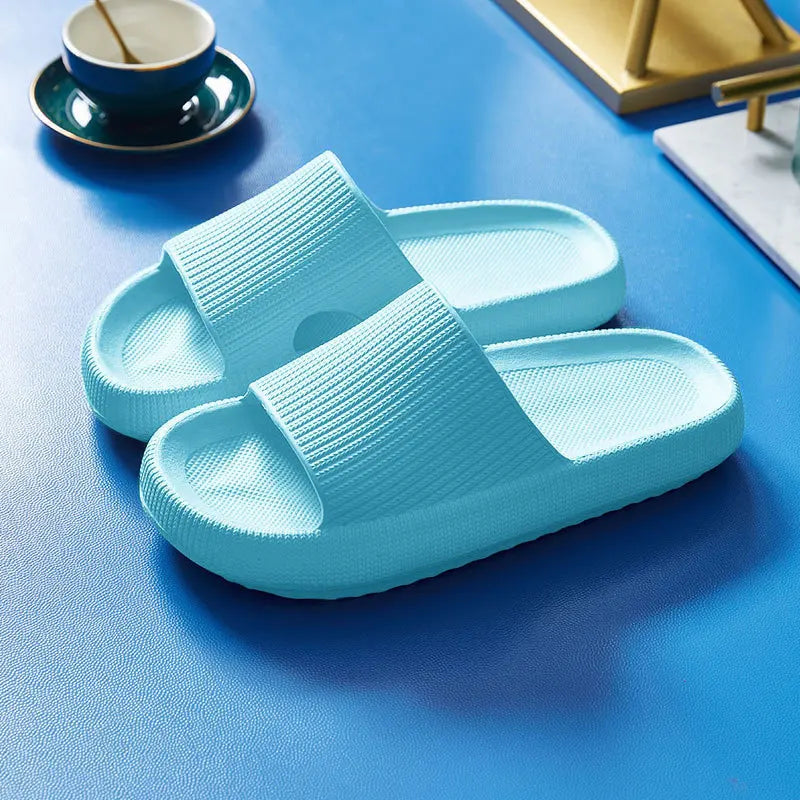 EVA Thick Sole Cloud Comfort Slippers – 4cm Cushioned Sole | Unisex | 11 Colors | Sizes 34–47