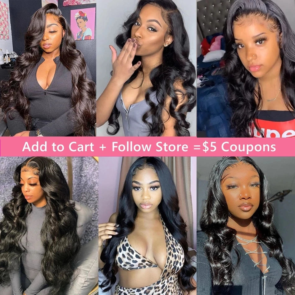 Silkwave Body Wave HD Lace Front Wig – 100% Brazilian Remy Hair | 13x4 & 13x6 | 150% & 180% Density | 18-40 Inch