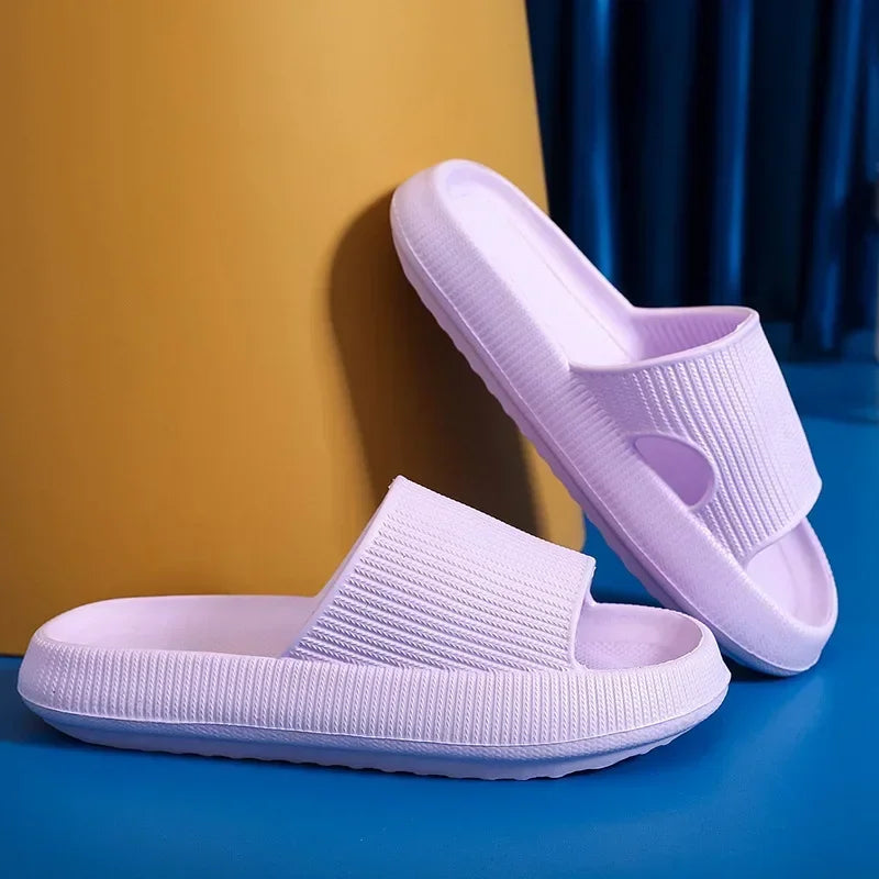 EVA Thick Sole Cloud Comfort Slippers – 4cm Cushioned Sole | Unisex | 11 Colors | Sizes 34–47