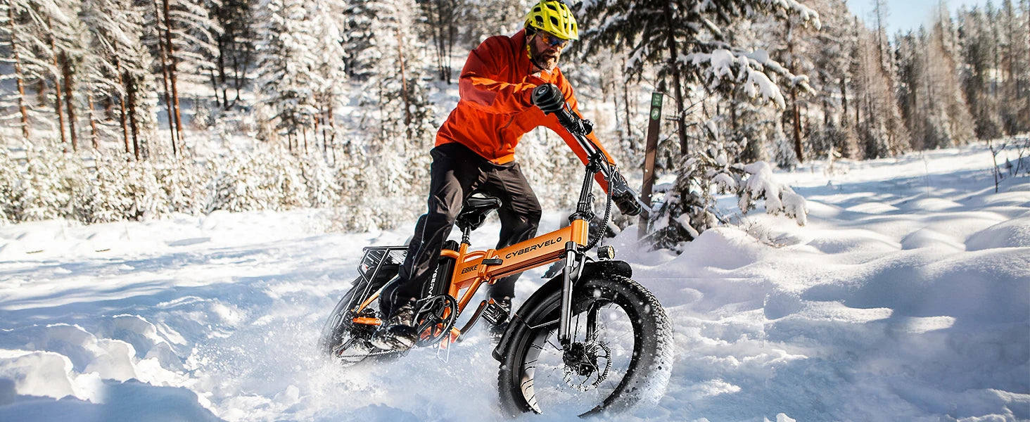 Cybervelo Foldable Fat Tire Electric Bike – 1000W