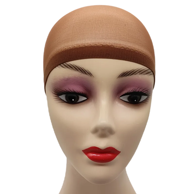 Stretch Mesh Dome Wig Cap – 2 Pack | Breathable Nylon | 6 Shades | Universal Fit