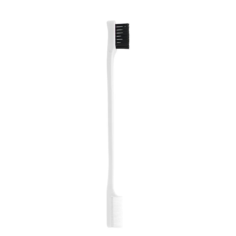 hair anti-static edge brush comb 2-in-1 double-sided edge control brush hair styling tool with comb,Special for real hair wigs