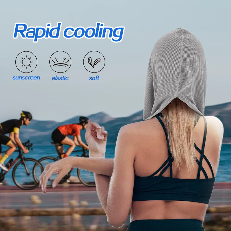 Evaporative Cooling Hood Towel for Sports & Fitness