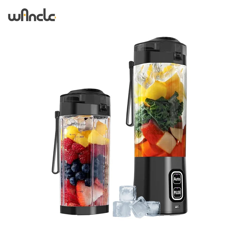 KIRAINAFLY HD-11 Portable Blender – 700ml USB Rechargeable Smoothie Maker for Travel & Gym