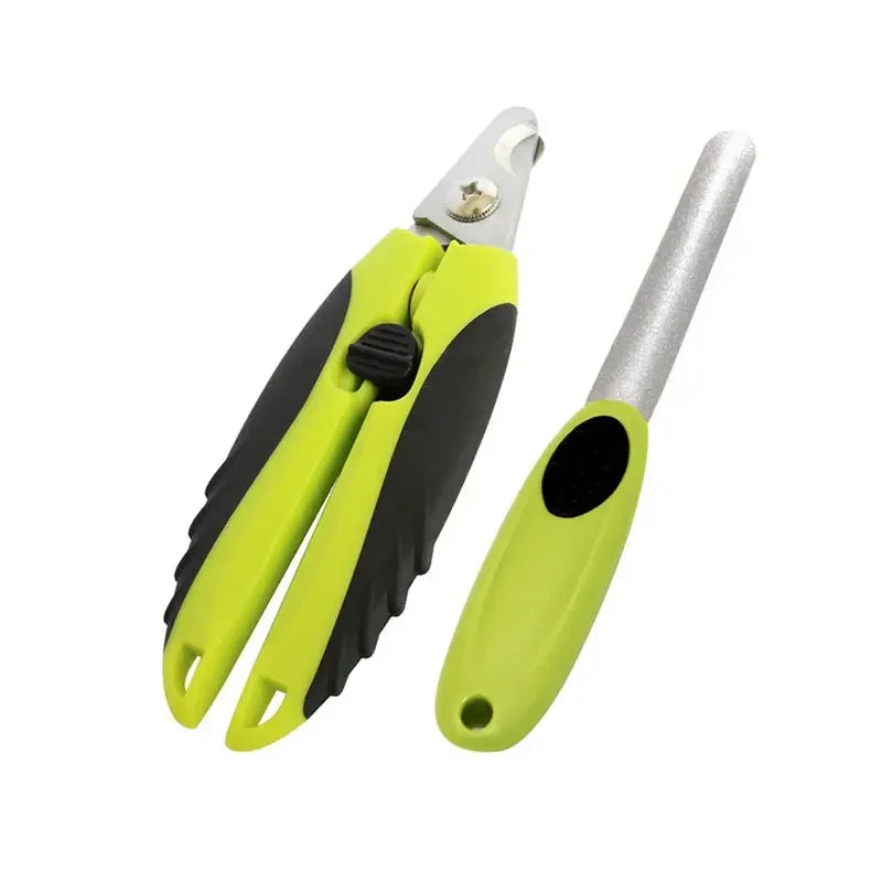6-in-1 Pet Grooming Kit – 4 Combs, Nail Clippers & Nail File | Dogs & Cats | Deshedding & Detangling Set