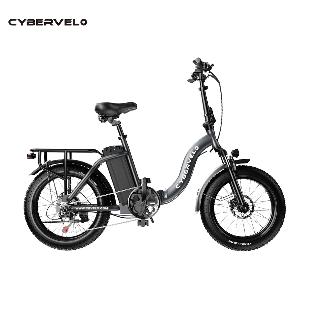 Cybervelo Foldable Fat Tire Electric Bike – 1000W