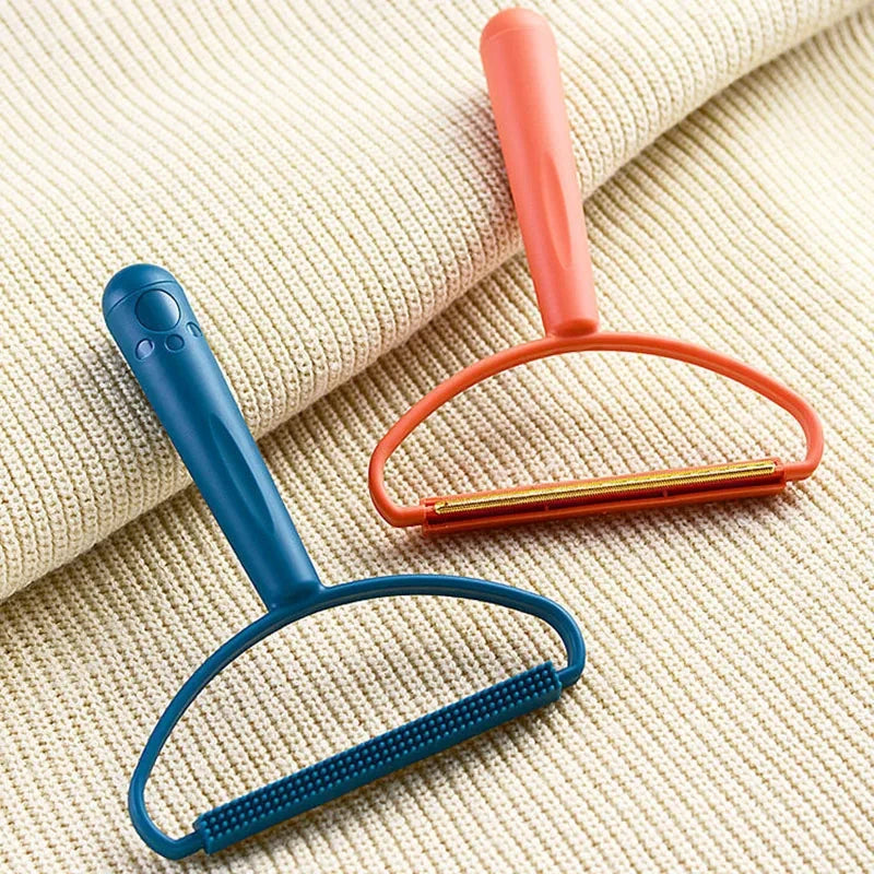 Double-Sided Lint Remover & Fabric Shaver – Copper Blade | Removes Pet Hair & Lint | Clothes & Furniture