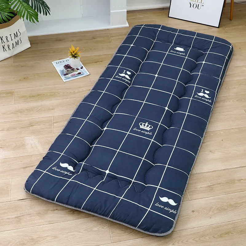 Thick Foldable Mattress Topper – Breathable Soft Bed Pad
