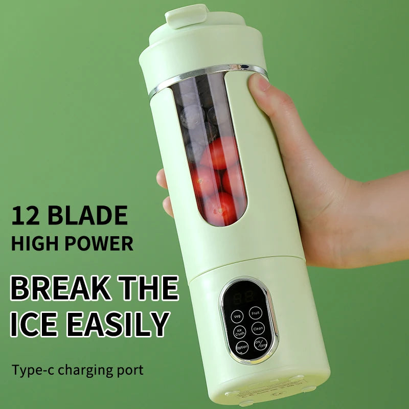 Portable USB Rechargeable Juicer Blender – Smoothies, Milkshakes & Fruit Juice