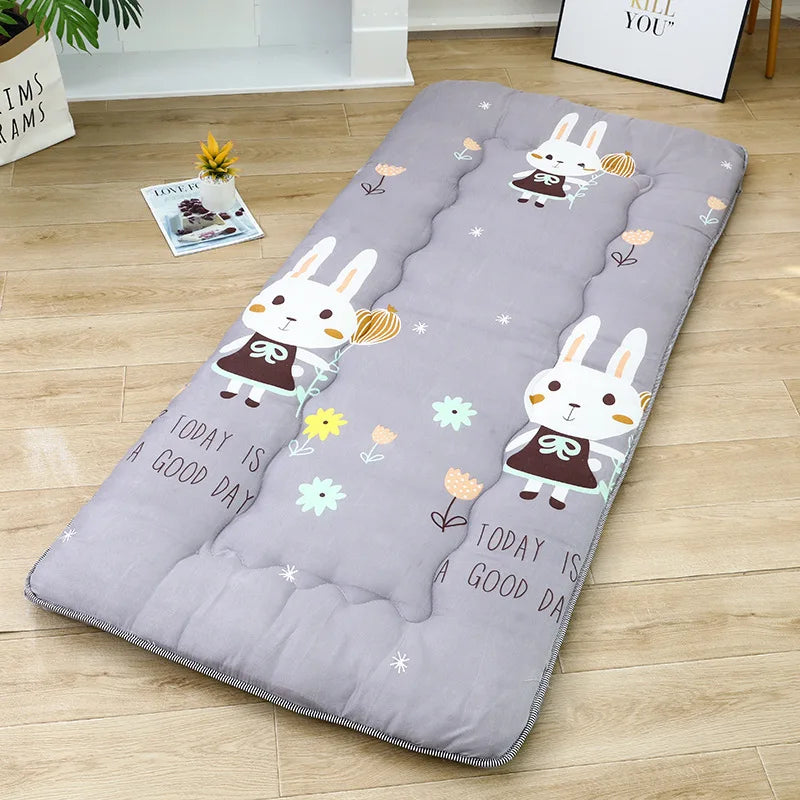 Thick Foldable Mattress Topper – Breathable Soft Bed Pad
