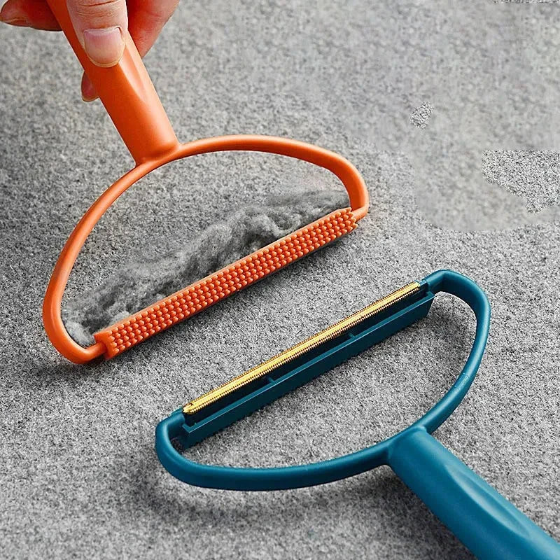 Double-Sided Lint Remover & Fabric Shaver – Copper Blade | Removes Pet Hair & Lint | Clothes & Furniture