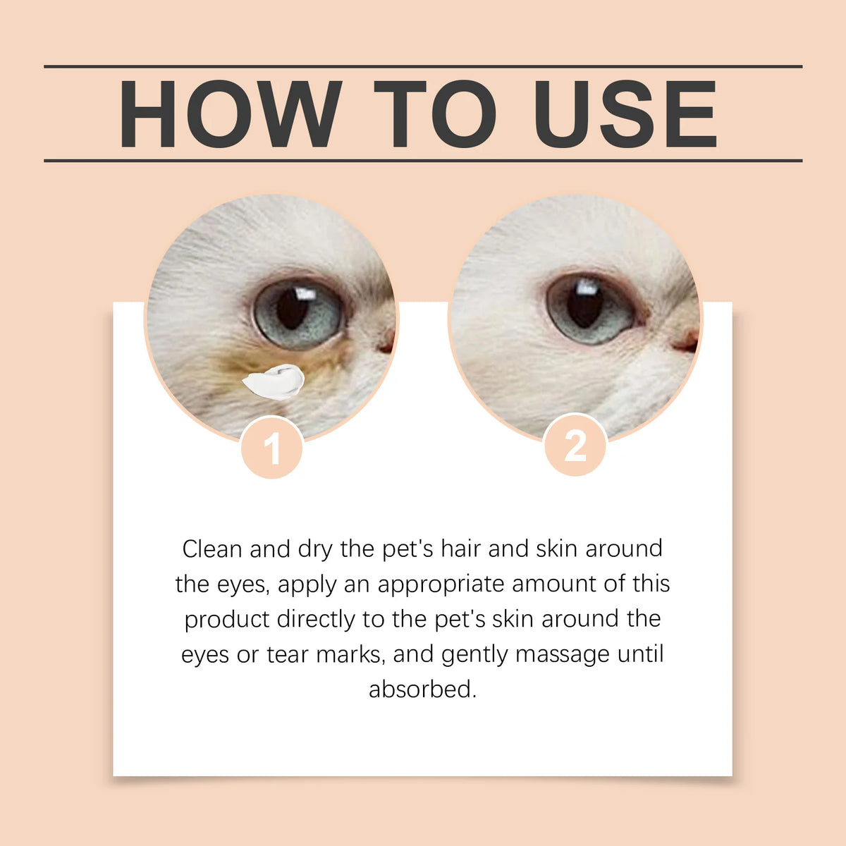 Pet Tear Stain Cleansing Balm for Dogs
