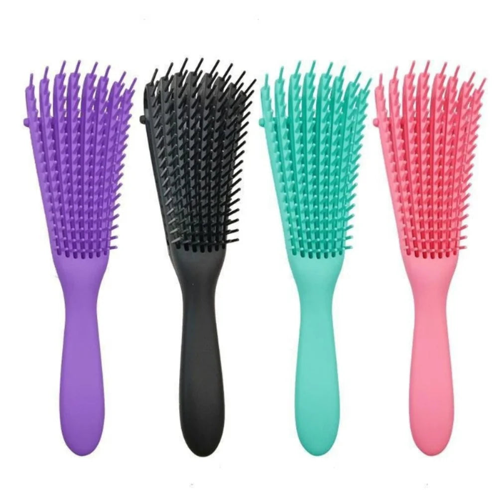 Detangling Scalp Massage Brush for Curly & Thick Hair