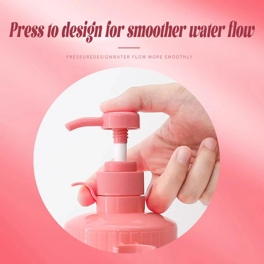 Reusable Personal Rinse Bottle with Interchangeable Nozzles