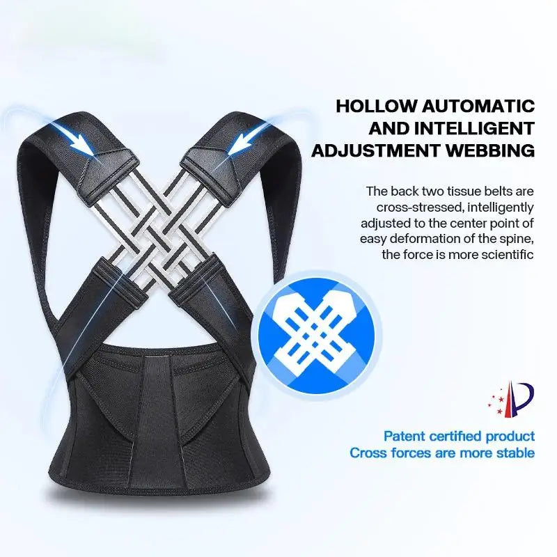Adjustable Posture Support Belt – Unisex Back & Waist Brace