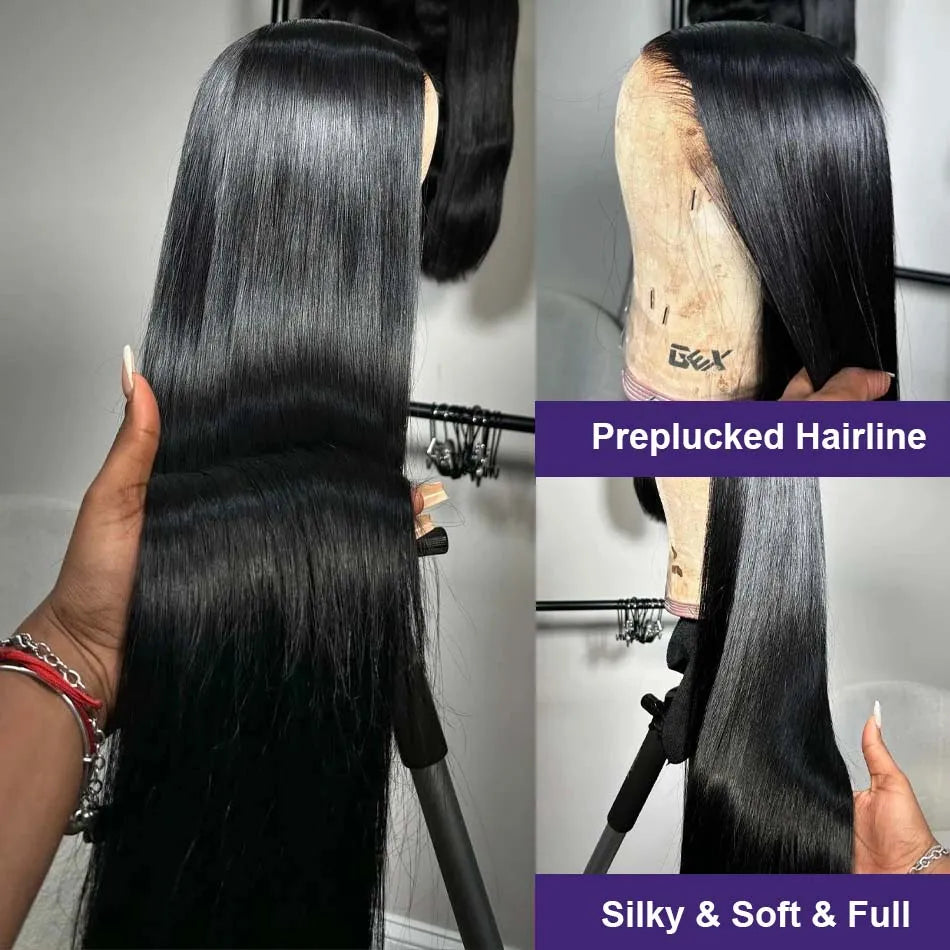 Straightwave HD Lace Front Wig – 100% Brazilian Remy Hair | 13x4 & 13x6 | 150% 180% & 250% Density | 18-40 Inch