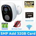 2K 5MP Solar & Battery Wireless Security Camera – Color Night Vision