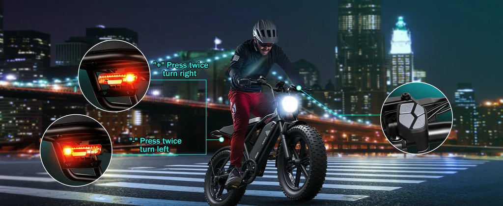 TST R002S 1500W Fat Tire Electric Bike – 28 MPH, 48V 15Ah Battery