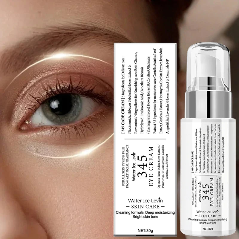 345 Korean Skincare – Moisturizing Face Cream, Eye Cream & Toner