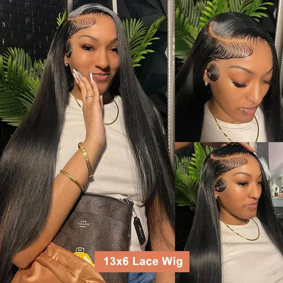 Straightwave HD Lace Front Wig – 100% Brazilian Remy Hair | 13x4 & 13x6 | 150% 180% & 250% Density | 18-40 Inch