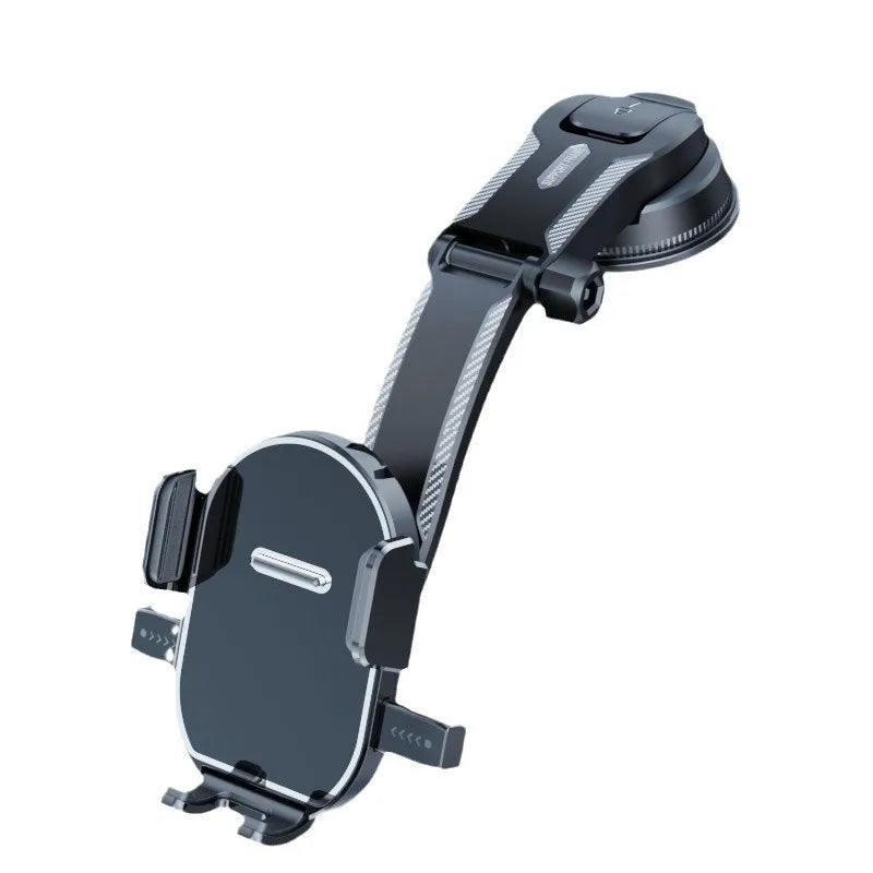 Adjustable Car Phone Mount – 360° Swivel Dashboard Cradle, Strong Suction, Anti-Shake Design