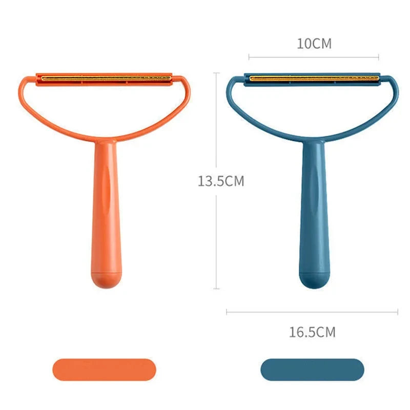 Double-Sided Lint Remover & Fabric Shaver – Copper Blade | Removes Pet Hair & Lint | Clothes & Furniture