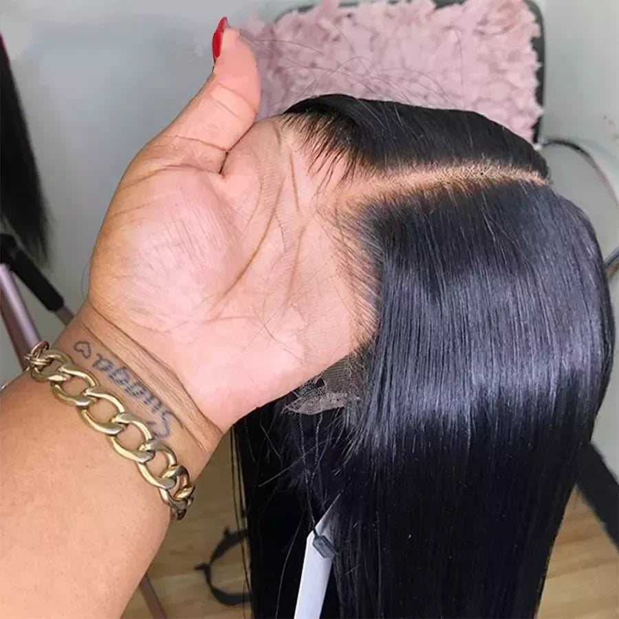 HD Lace Front Wig – Bone Straight Human Hair | 13x4, 13x6 & 360 | 180 & 200 Density | 20"–44"