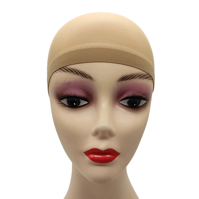 Stretch Mesh Dome Wig Cap – 2 Pack | Breathable Nylon | 6 Shades | Universal Fit