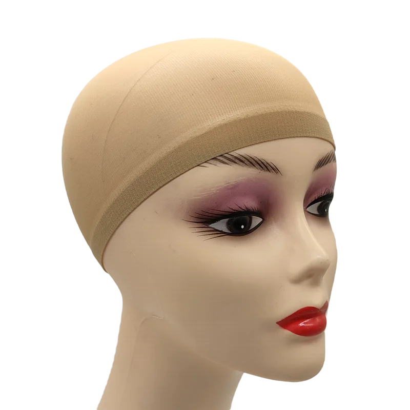 Stretch Mesh Dome Wig Cap – 2 Pack | Breathable Nylon | 6 Shades | Universal Fit