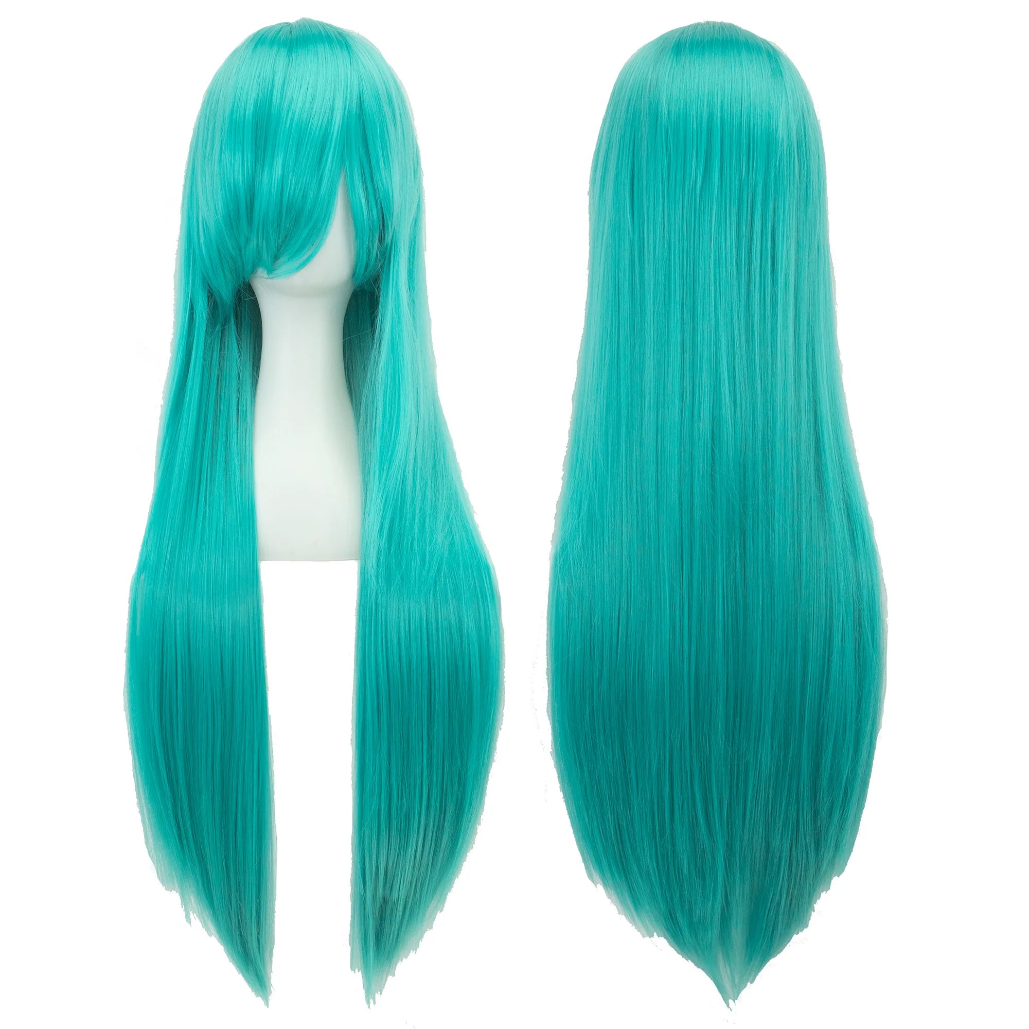 32" Long Straight Cosplay Wig – Heat Resistant Synthetic Hair, 120% Density | 36 Colors | Anime, Halloween & Party