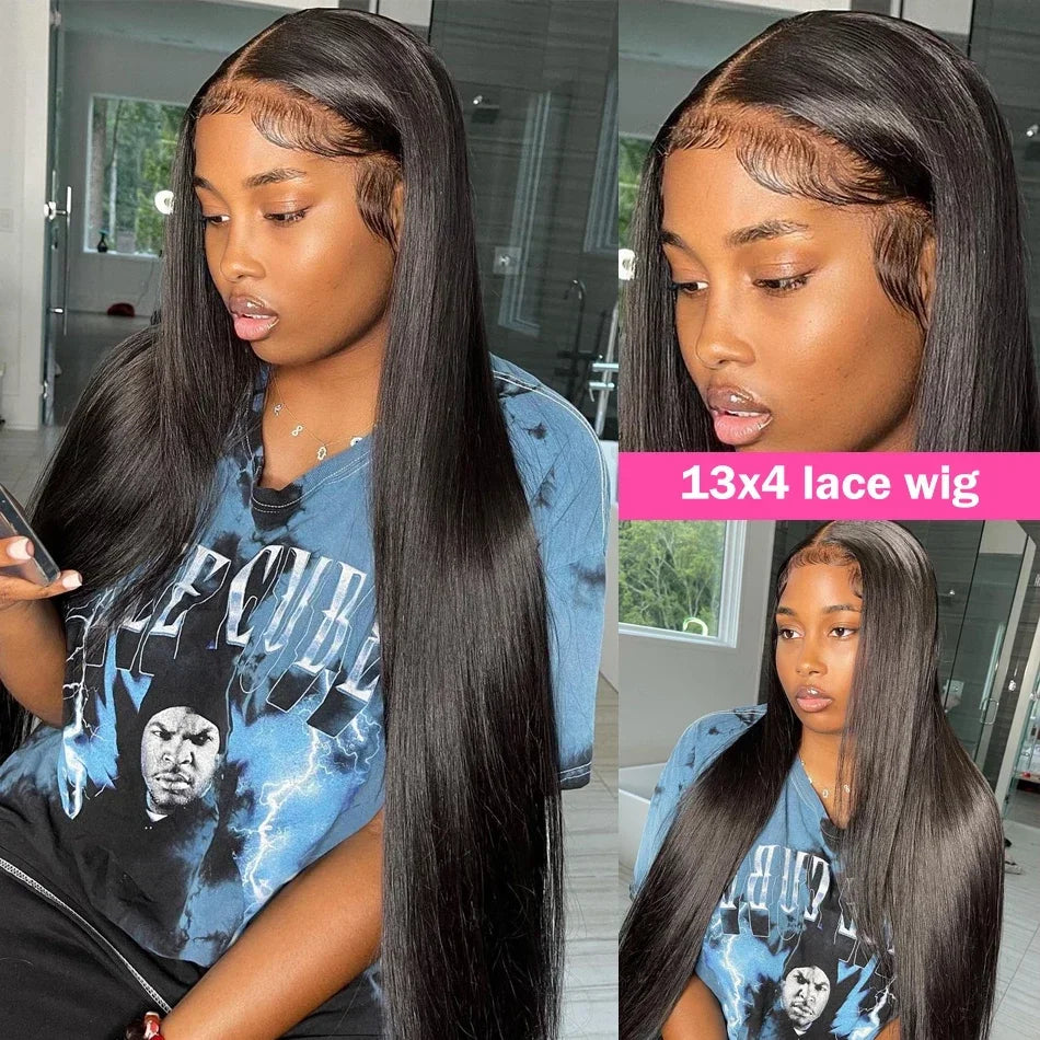 Straightwave HD Lace Front Wig – 100% Brazilian Remy Hair | 13x4 & 13x6 | 150% 180% & 250% Density | 18-40 Inch
