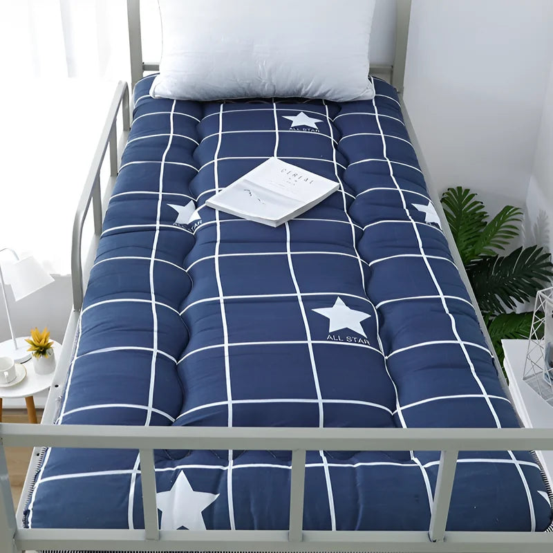 Thick Foldable Mattress Topper – Breathable Soft Bed Pad