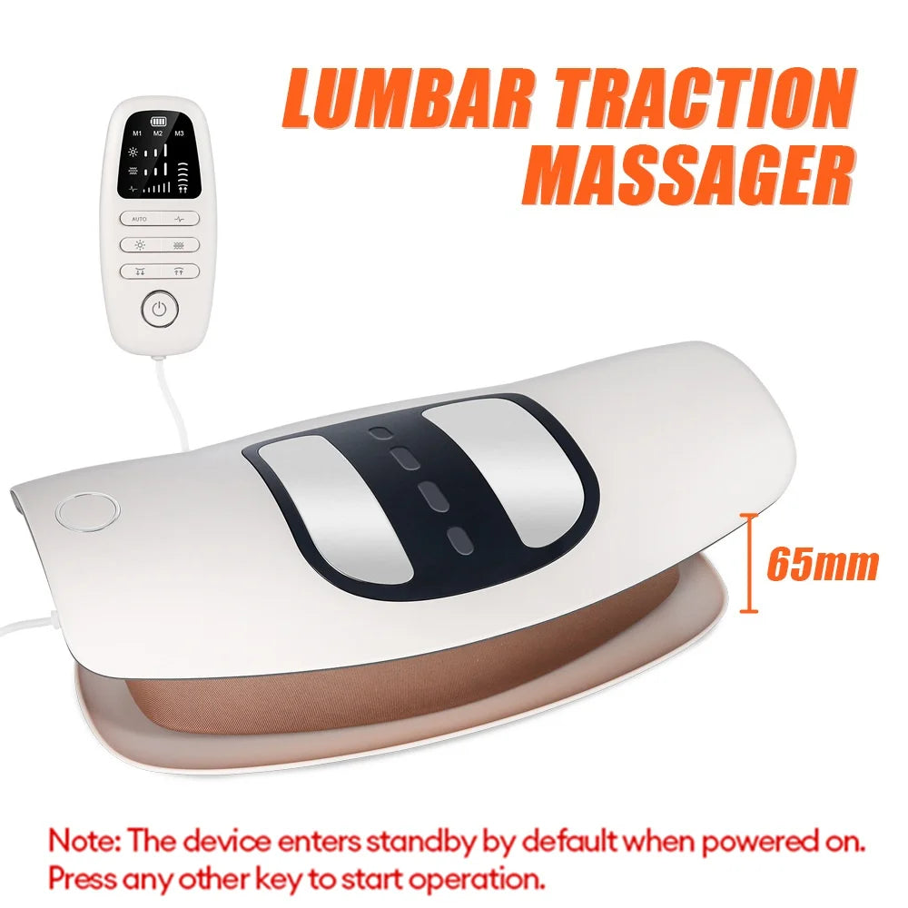 Electric Lumbar Vibration Massager – Adjustable Back Support