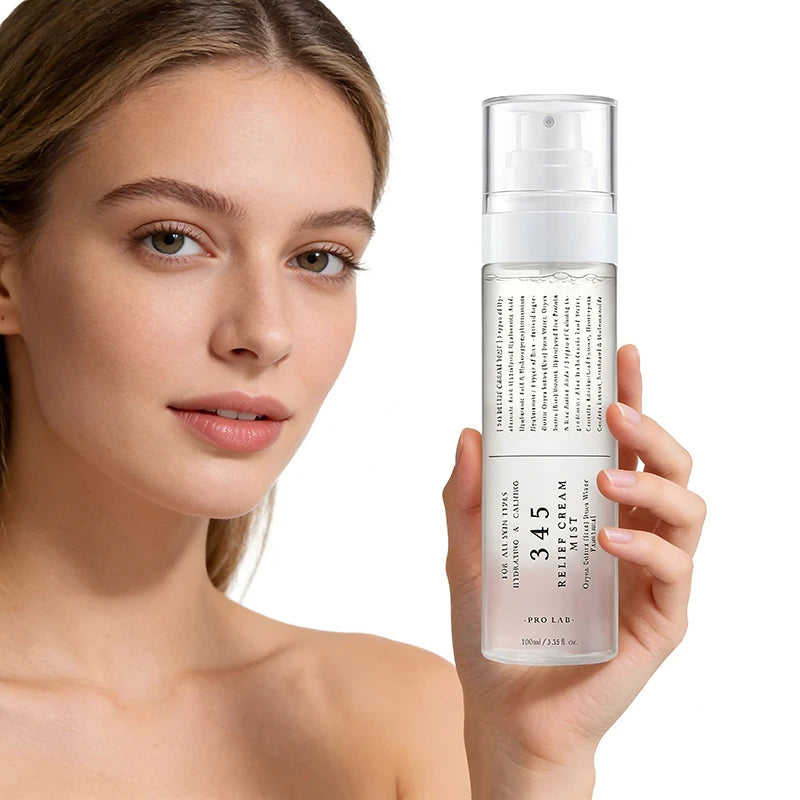 345 Korean Skincare – Moisturizing Face Cream, Eye Cream & Toner