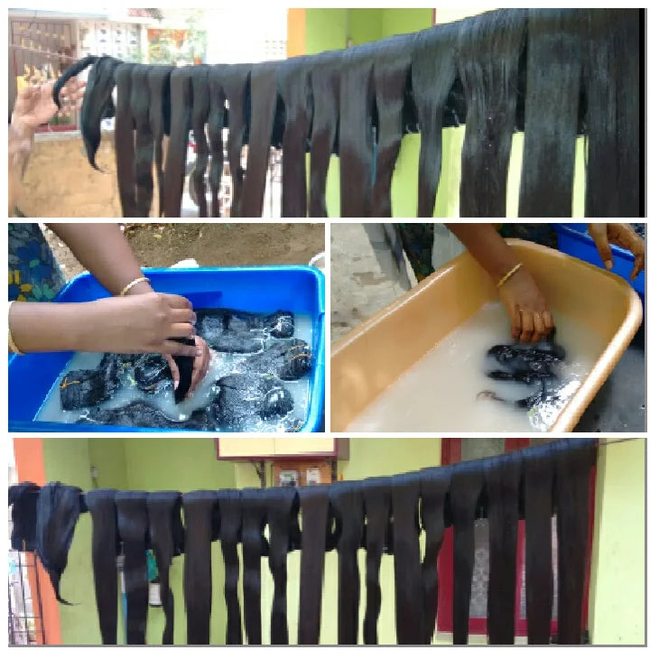 Virgin Human Hair Weft Extensions – Peruvian & Indian Remy Hair