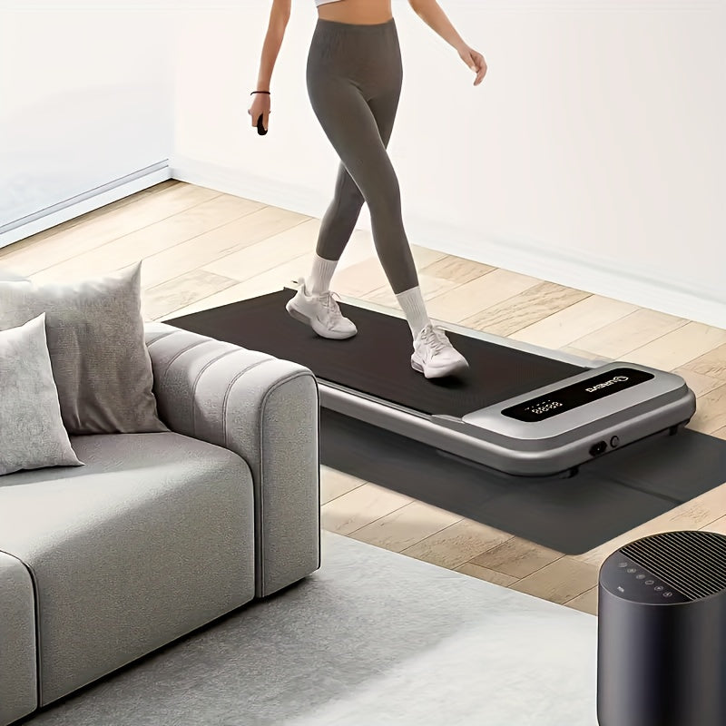 Large Foldable Treadmill Mat & Running Pad – Cushioned Non-Slip Surface | Home Gym, Yoga, HIIT & Elliptical | Black