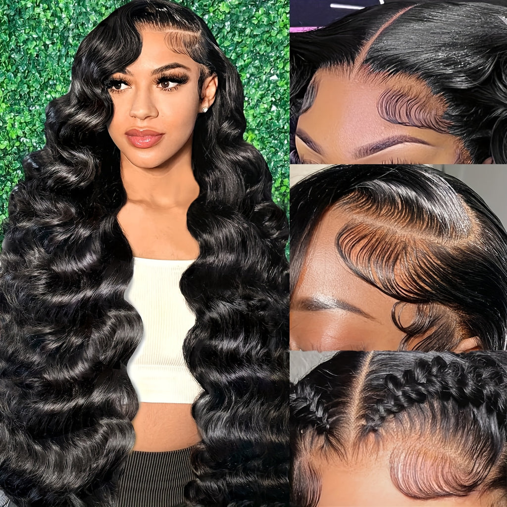 TIMOPOL 13x4 HD Lace Front Human Hair Wig – 200% Density, Glueless