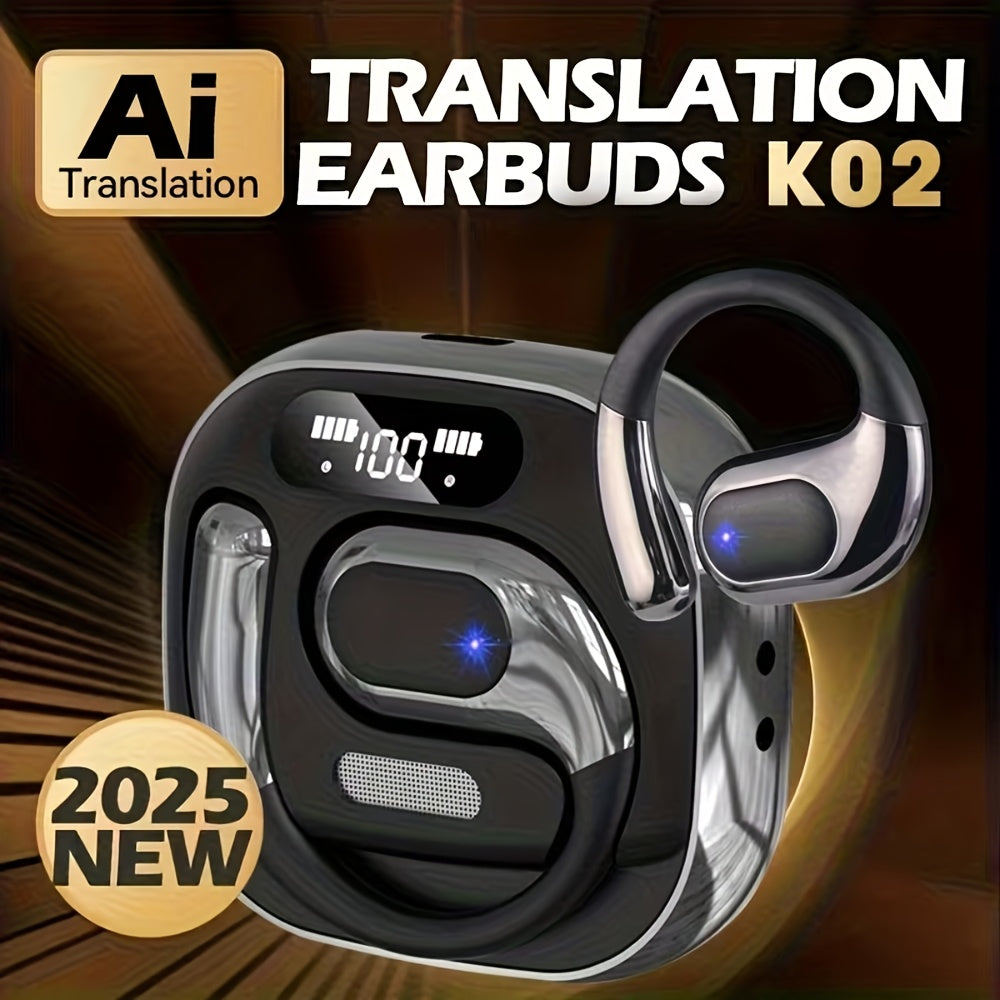 AI Translation Earbuds with Charging Case