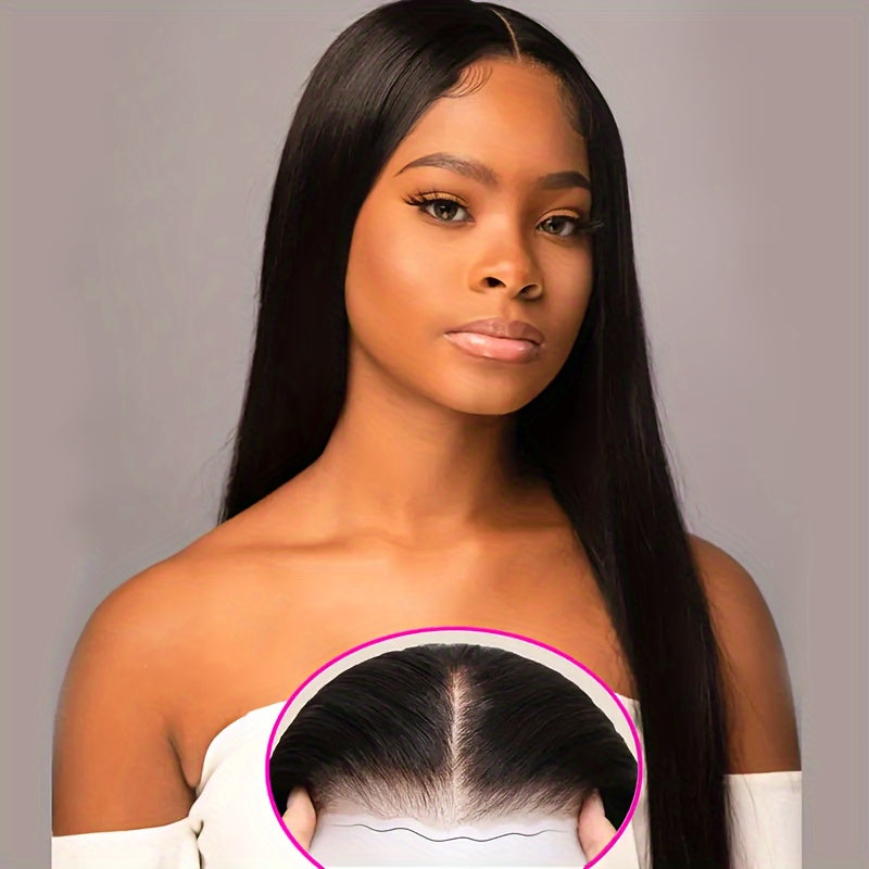6x4.5 HD Lace Glueless Closure Wig – 250% Density, Pre-Plucked