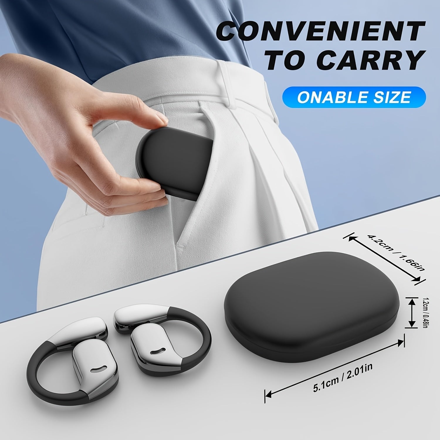 AI Real-Time Translation Earbuds – Wireless