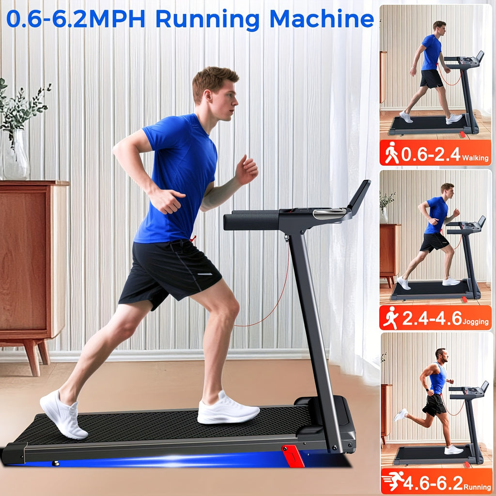 970 Series Foldable Treadmill for Home – Quiet 3.0HP Motor | 320 lb Capacity | Space-Saving Design