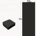 Large Foldable Treadmill Mat & Running Pad – Cushioned Non-Slip Surface | Home Gym, Yoga, HIIT & Elliptical | Black